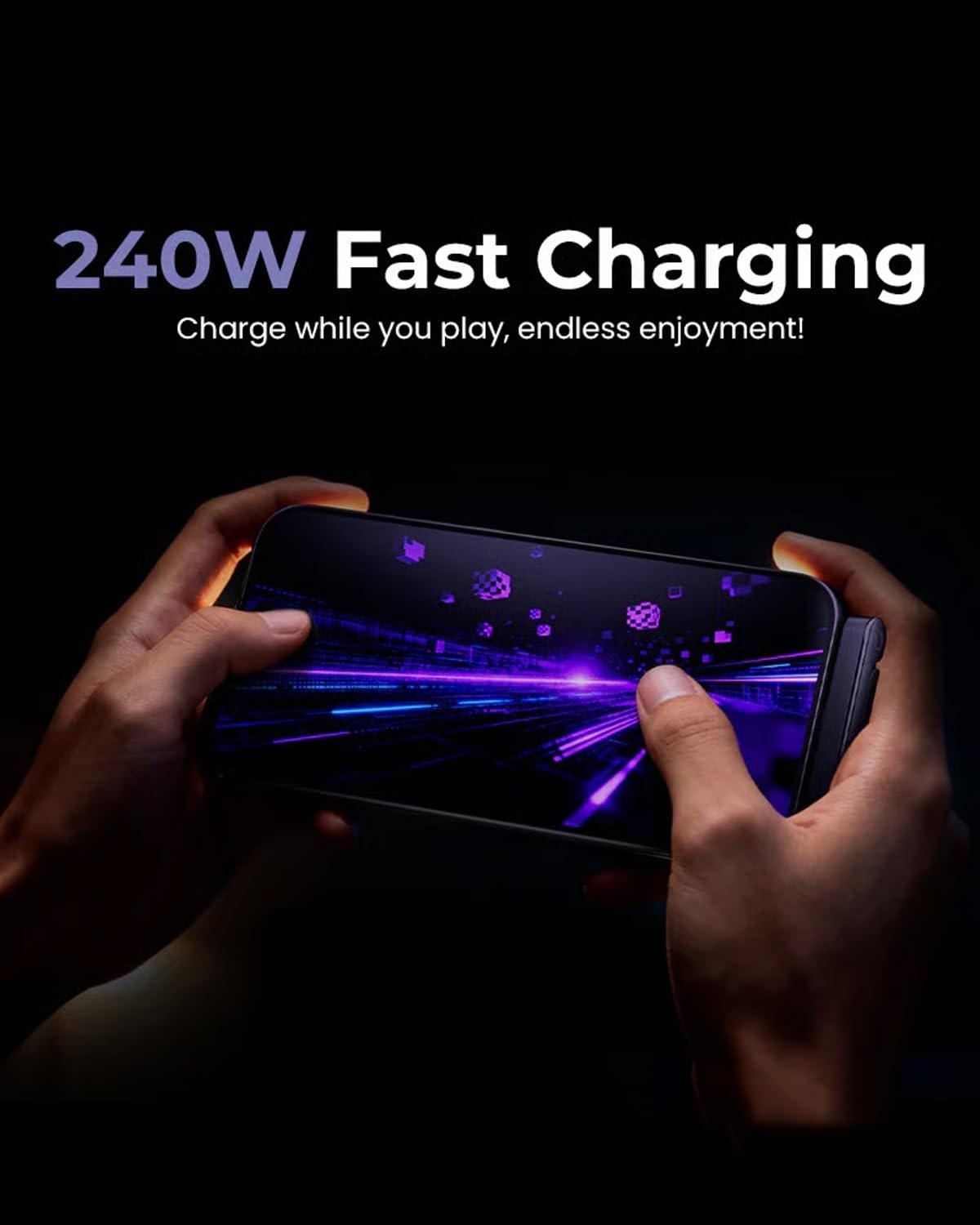 CyberCord 2-1 Multi-Angle Charging Cable Stand