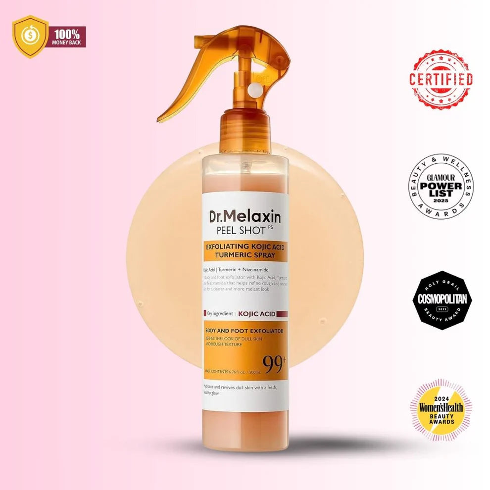 Dr. Melacure Body Kojic Acid Turmeric Exfoliating Spray